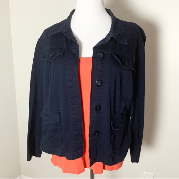 Jackets & Blazers - Navy blue jacket, 1X